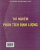 Ebook Thí nghiệm phân tích định lượng (Tái bản lần thứ nhất) - Nguyễn Thị Thu Vân