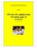 130 Câu trắc nghiệm môn tài chính quốc tế (có đáp án) - Nguyễn Văn Linh