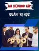 Tài liệu học tập Quản trị học - ThS. Trần Mạnh Hùng
