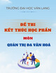 Đề thi kết thúc học phần học kì 1 môn Quản trị đa văn hoá năm 2024-2025